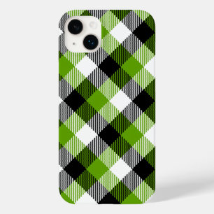 Simple Tartan Plaid Neon Grönt
