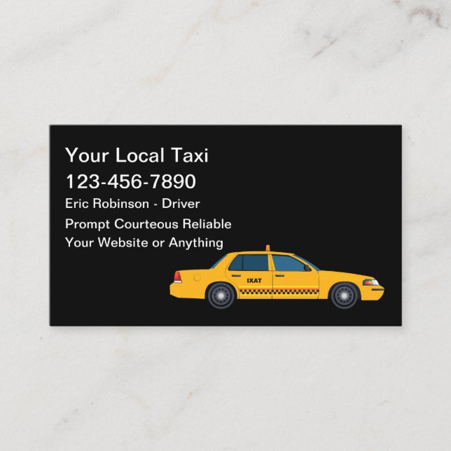 Simple Tax Services Business Cards Visitkort (Framsida)