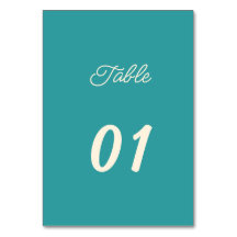 Simple Teal Personlig Bröllop