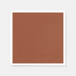 Simple Terracotta Cocktail Napkins Pappersservett