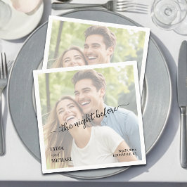 Simple Text Overlay Photo The Night Before Pappersservett