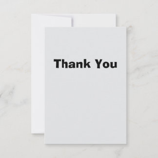 Simple Thank You Card Tack Kort