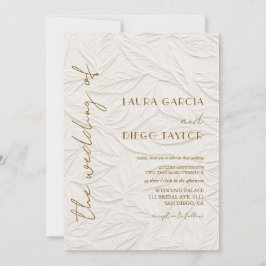 Simple Timeless Calligraphy Wedding Inbjudningar