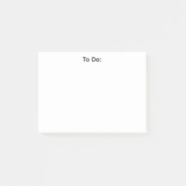 Simple To Do List - Notes Post-it Block
