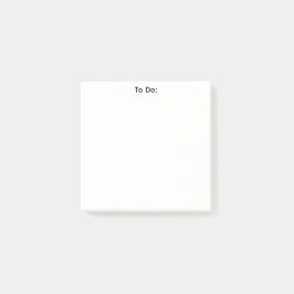 Simple To Do List - Post-It Notes Block
