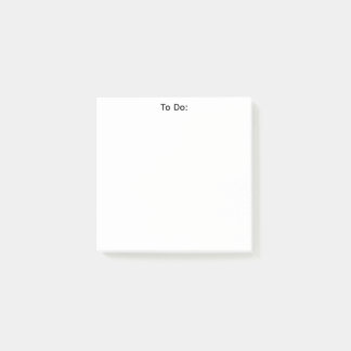 Simple To Do List - Post-It Notes Block
