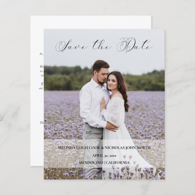 Simple Transparency Effect Photo Typography Script (Fram/baksida)