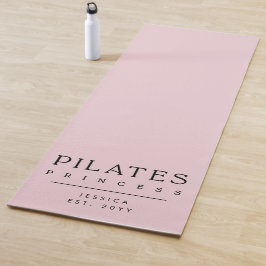 Simple Typography Custom Pink Pilates Princess