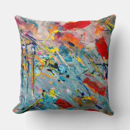 Simple Vatten Färg Pillow Kudde