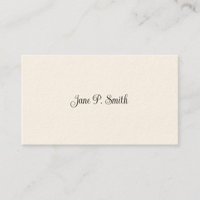 Simple Victorian Calling Cards (Framsida)