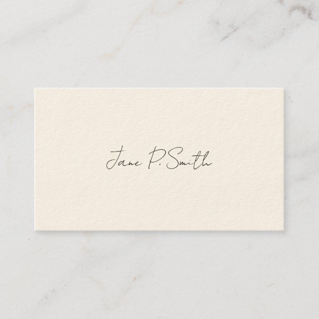 Simple Victorian Calling Cards (Framsida)