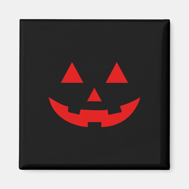 Simple Watermelon Jack o lantern Summer Halloween Magnet (Framsidan)