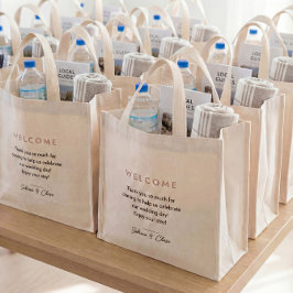 Simple Wedding Welcome Bags Mini Tygkasse