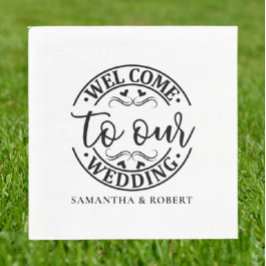 SIMPLE WELCOME WEDDING  PAPPERSSERVETT