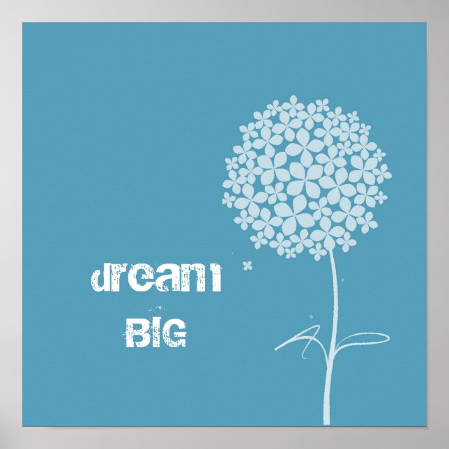 Simple White Dandelion Poster (Framsidan)