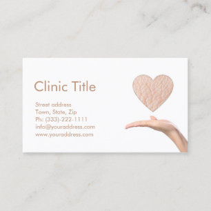 Simple White Dermatolog - Skin Doktor Card Visitkort