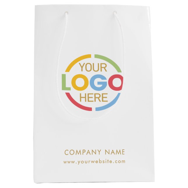 Simple White Guld Corporate Business Logotyp (Framsidan)