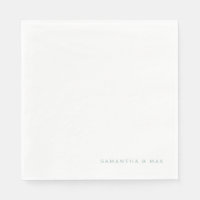 Simple White Seafoam par Namn Luncheon