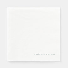 Simple White Seafoam par Namn Luncheon