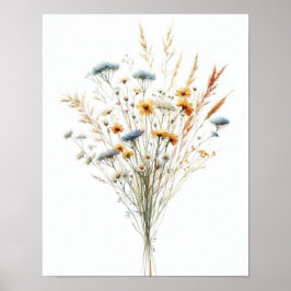 Simple WildblomBouquet 5 Poster