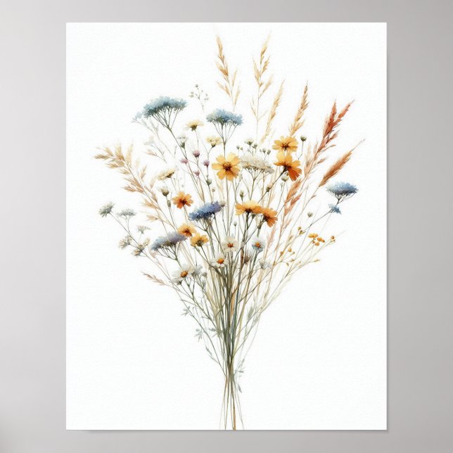 Simple WildblomBouquet 5 Poster (Framsidan)
