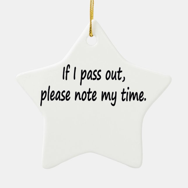 Simple Workout Humor Gym Say Julgransprydnad Keramik (Framsidan)