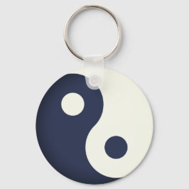 Simple Yin-Yang Nyckelring