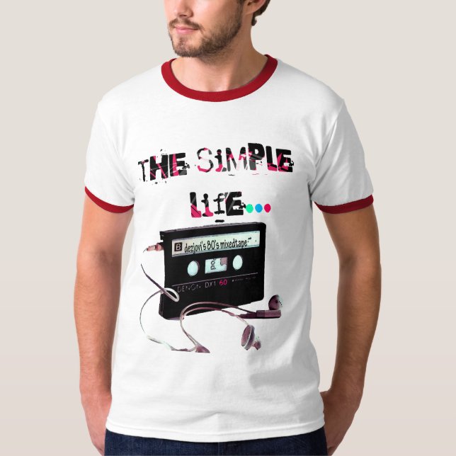 Simplenessen av musik t shirt (Framsida)