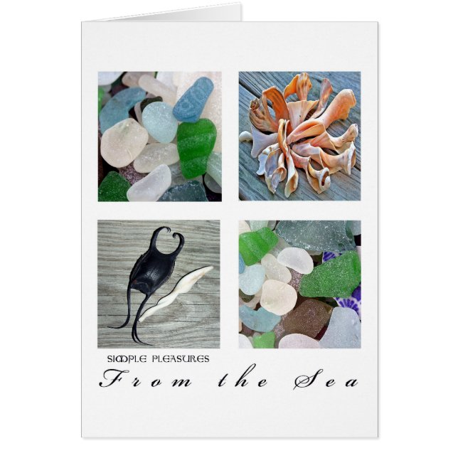 SimplePleasuresfrom Sea OBS Kort (Framsidan)