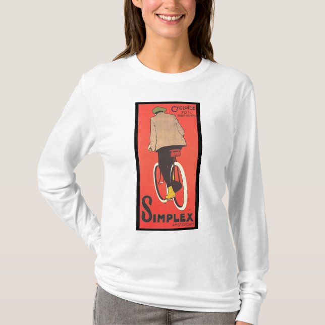 Simplexen cyklar den Amsterdam skjortan T-shirt (Framsida)