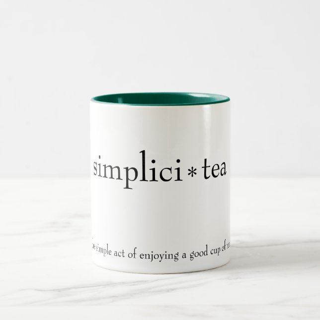 ’simplici-tea’ mugg (Center)