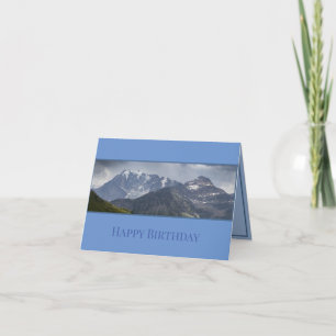 Simplon Pass Mountains, Schweiz Birthday Kort