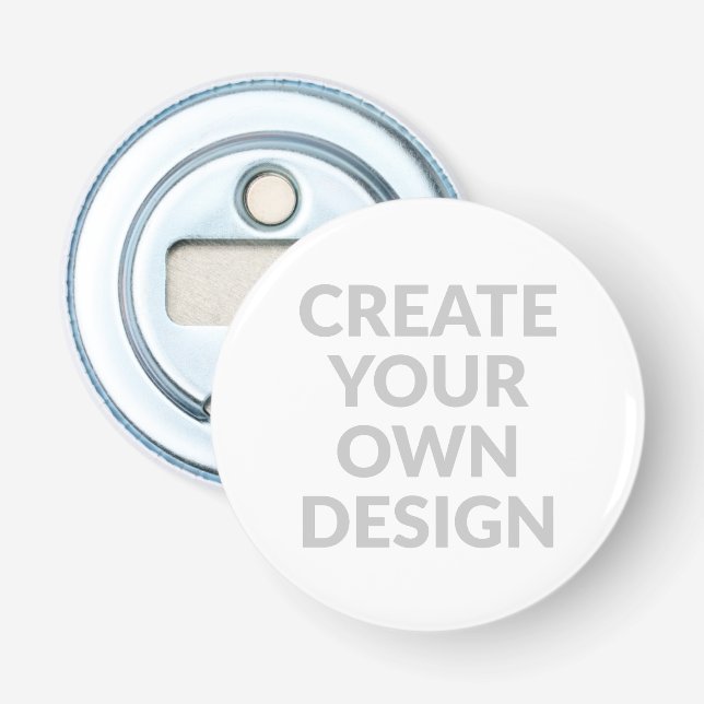 Simply - Create Your Own Button Bottle Opener Flasköppnare (Framsidan)