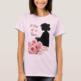 Simply Enspired “En kopp åt gången” Kaffe Ros T Shirt