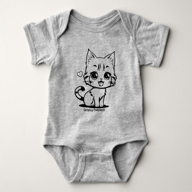 Simply Enspired Kitty Kids  T Shirt (Framsida)