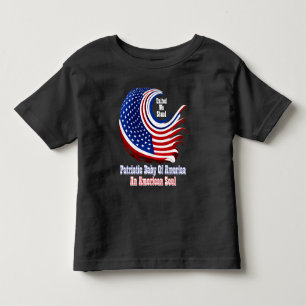 Simply Enspired Patriotisk Amerikansk Bebis  T Shirt