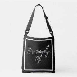Simply Me – Elegant Black Simple Tote Bag Axelväska