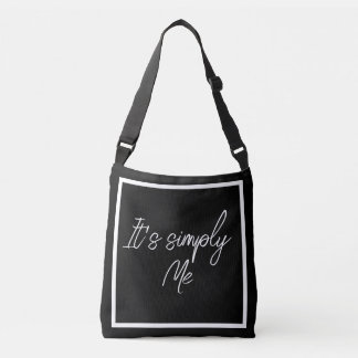 Simply Me – Elegant Black Simple Tote Bag Axelväska
