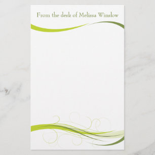 Simply Organic Flowers 5,5" x 8,5" brevpapper
