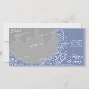 Simply Snowflakes Art Horisontell Fotokort 2 Julkort
