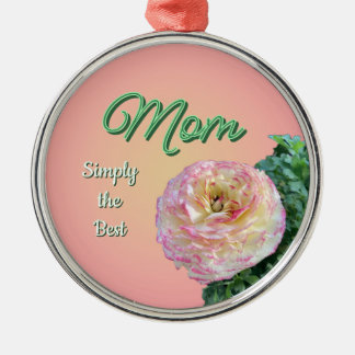 Simply the Best Mom Julgransprydnad Metall