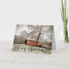 Simpson Bäck-täckt Bridge God jul Card Kort