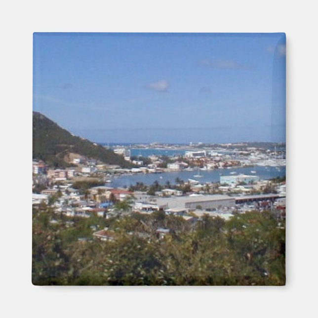 Simpson Bay, St Maarten Magnet (Framsidan)