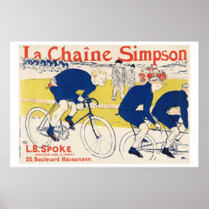 Simpson chain 1896 Henri de Toulouse-Lautrec Poster