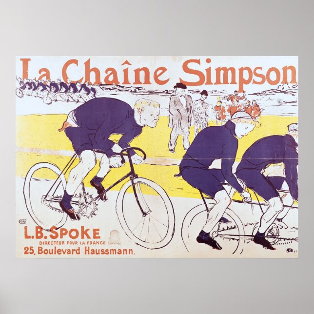 Simpson Chain, 1896 Poster (Framsidan)