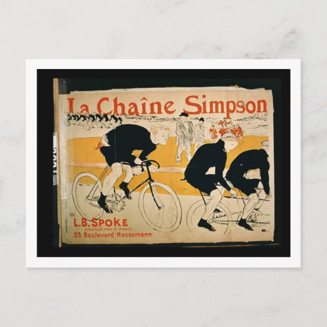 "Simpson chain", Paris (färg litho) Vykort (Framsida)