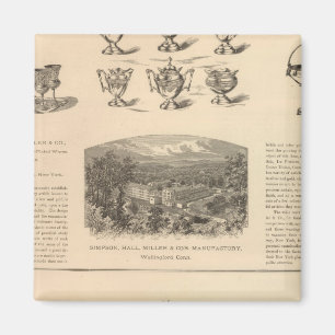 Simpson, Hall, Miller och Traveler's Company Magnet