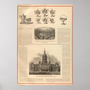 Simpson Hall, Mjölnare och Handelsresande Företag Poster