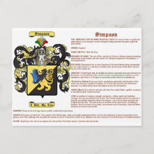 simpson (innebörd) vykort