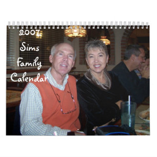 Sims familjkalender 2007 kalender